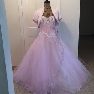 Long Pink Gown